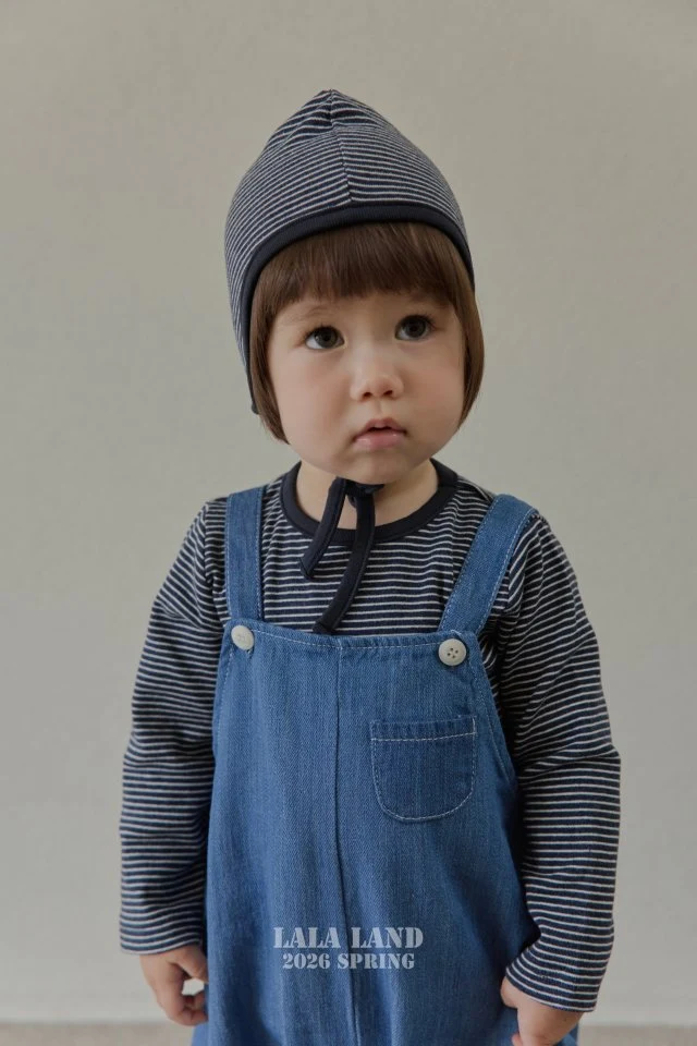 Lalaland - Korean Baby Fashion - #babyoninstagram - Bebe Pin Stripe Tee - 3