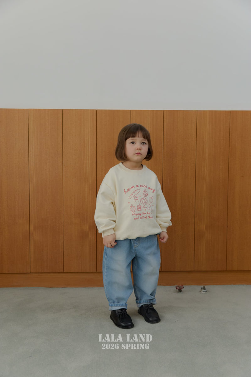 Lalaland - Korean Baby Fashion - #babyootd - Bread Sweatshirt - 7