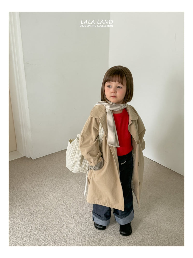 Lalaland - Korean Baby Fashion - #babyootd - Spring Trench Coat - 3