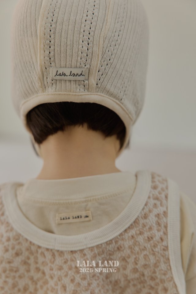 Lalaland - Korean Baby Fashion - #babyootd - Bebe Eyelet Bonnet - 3