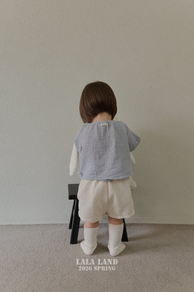 Lalaland - Korean Baby Fashion - #babyootd - Bebe Shirring Blouse - 7
