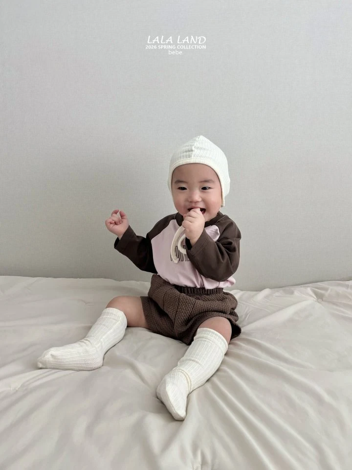Lalaland - Korean Baby Fashion - #babyootd - Bebe Good Day Raglan Tee - 3