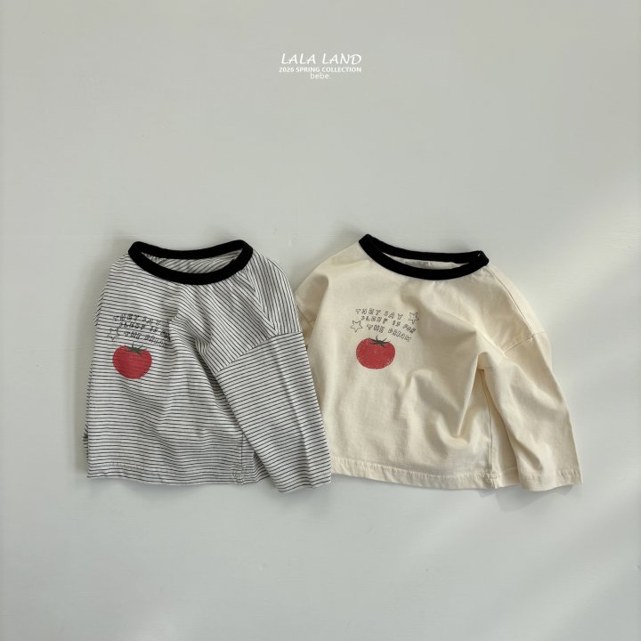 Lalaland - Korean Baby Fashion - #babyootd - Bebe Tomato Tee