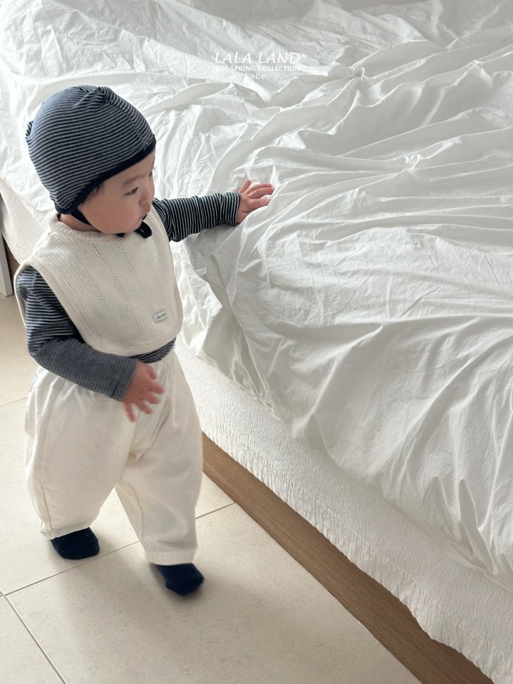 Lalaland - Korean Baby Fashion - #babyootd - Bebe Twill Pants - 6
