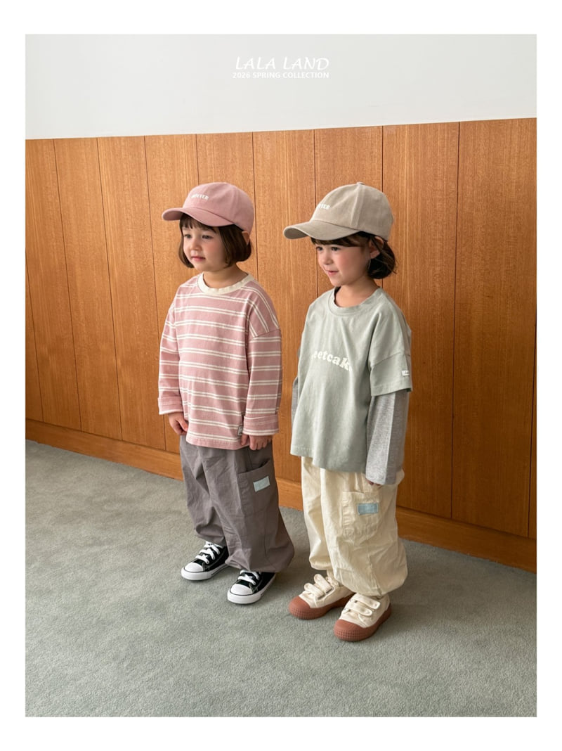 Lalaland - Korean Baby Fashion - #babyootd - Easy Cargo Jogger Pants - 4