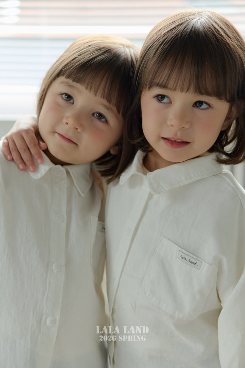 Lalaland - Korean Baby Fashion - #babyoutfit - Round Collar Shirt - 12
