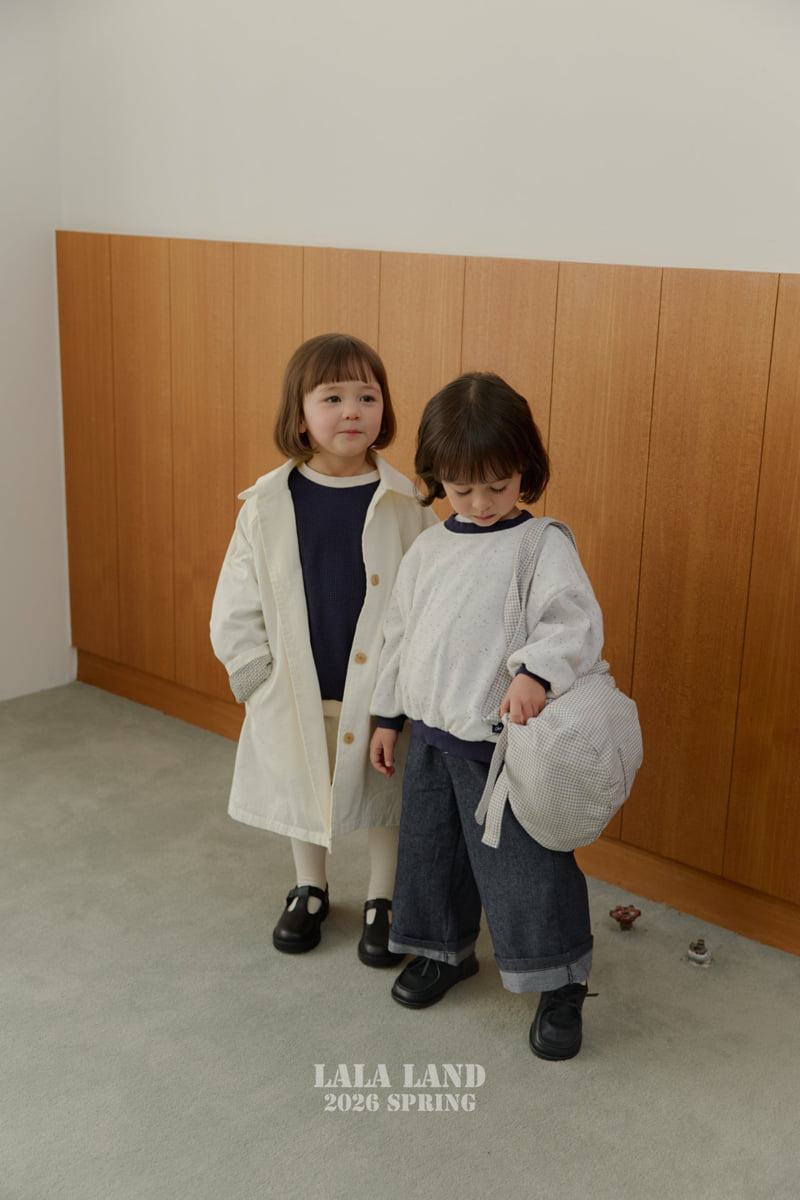 Lalaland - Korean Baby Fashion - #babyoutfit - Waffle Sweatshirt - 6