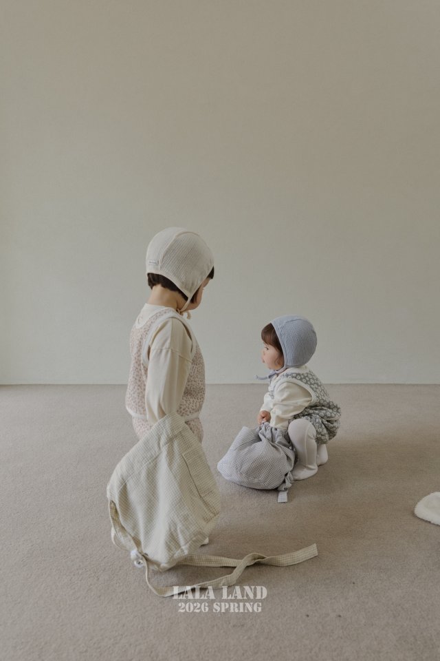 Lalaland - Korean Baby Fashion - #babyoutfit - Bebe Eyelet Bonnet - 5