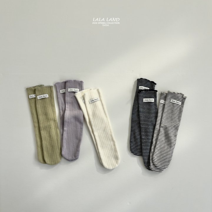 Lalaland - Korean Baby Fashion - #babyoutfit - Bebe Blanc Socks