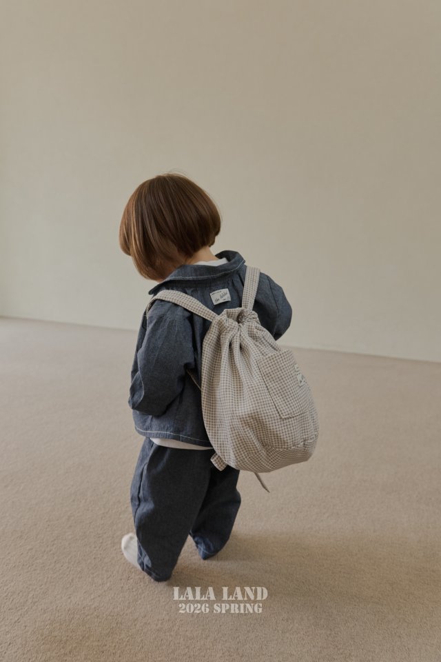 Lalaland - Korean Baby Fashion - #babyoutfit - Bebe Denim Vintage Shirt - 12