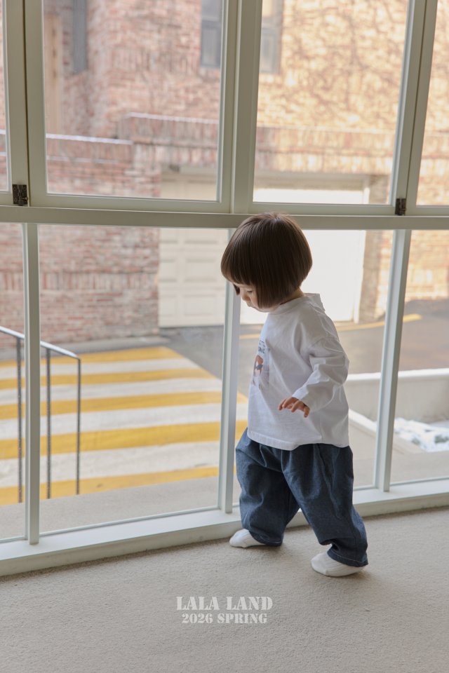 Lalaland - Korean Baby Fashion - #babyoutfit - Bebe Denim Vintage Pants - 10