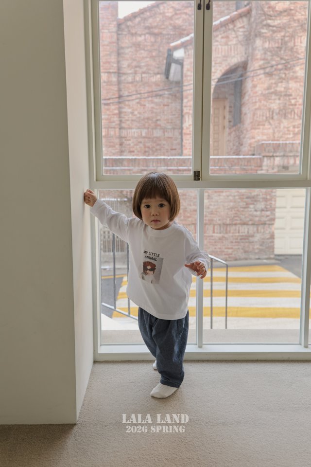 Lalaland - Korean Baby Fashion - #babyoutfit - Bebe Denim Vintage Pants - 11
