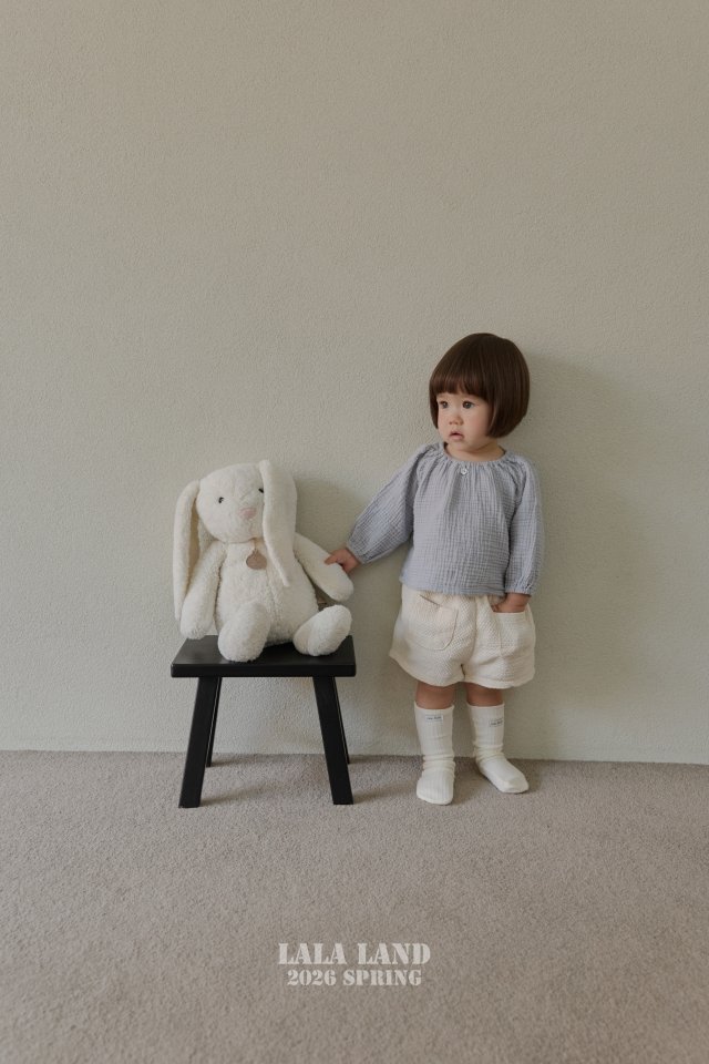 Lalaland - Korean Baby Fashion - #babyoutfit - Bebe Shirring Blouse - 8