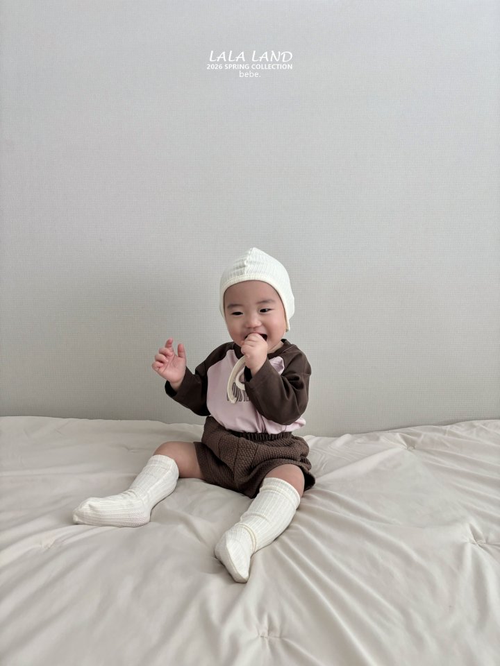 Lalaland - Korean Baby Fashion - #babyootd - Bebe Good Day Raglan Tee - 4