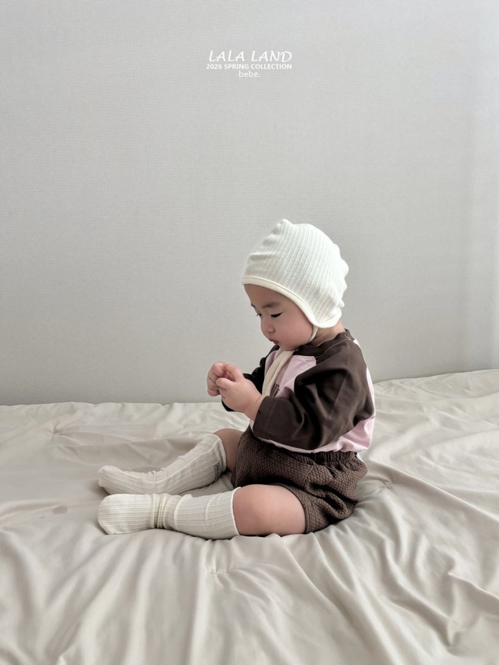 Lalaland - Korean Baby Fashion - #babyoutfit - Bebe Good Day Raglan Tee - 5