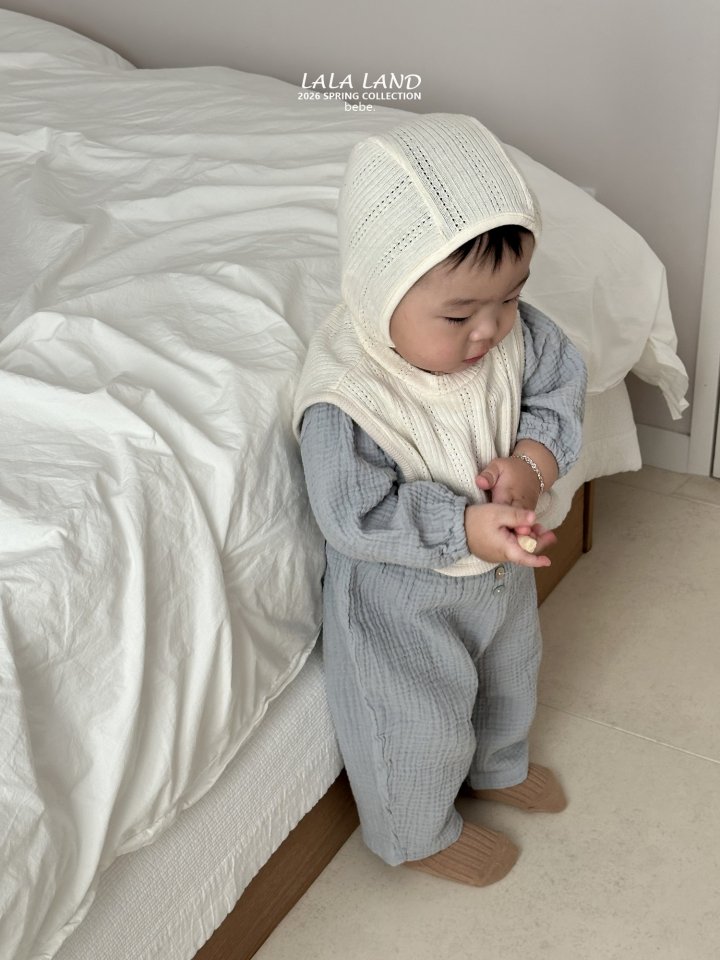 Lalaland - Korean Baby Fashion - #babyoutfit - Bebe Natural Pants - 9