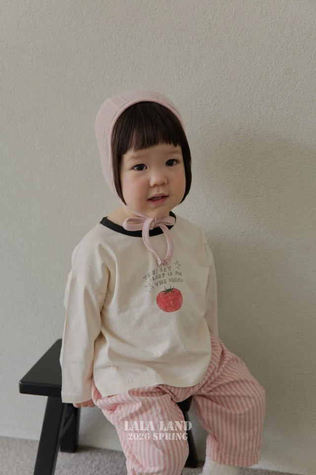 Lalaland - Korean Baby Fashion - #babyoutfit - Bebe Mini Stripe Pants - 8