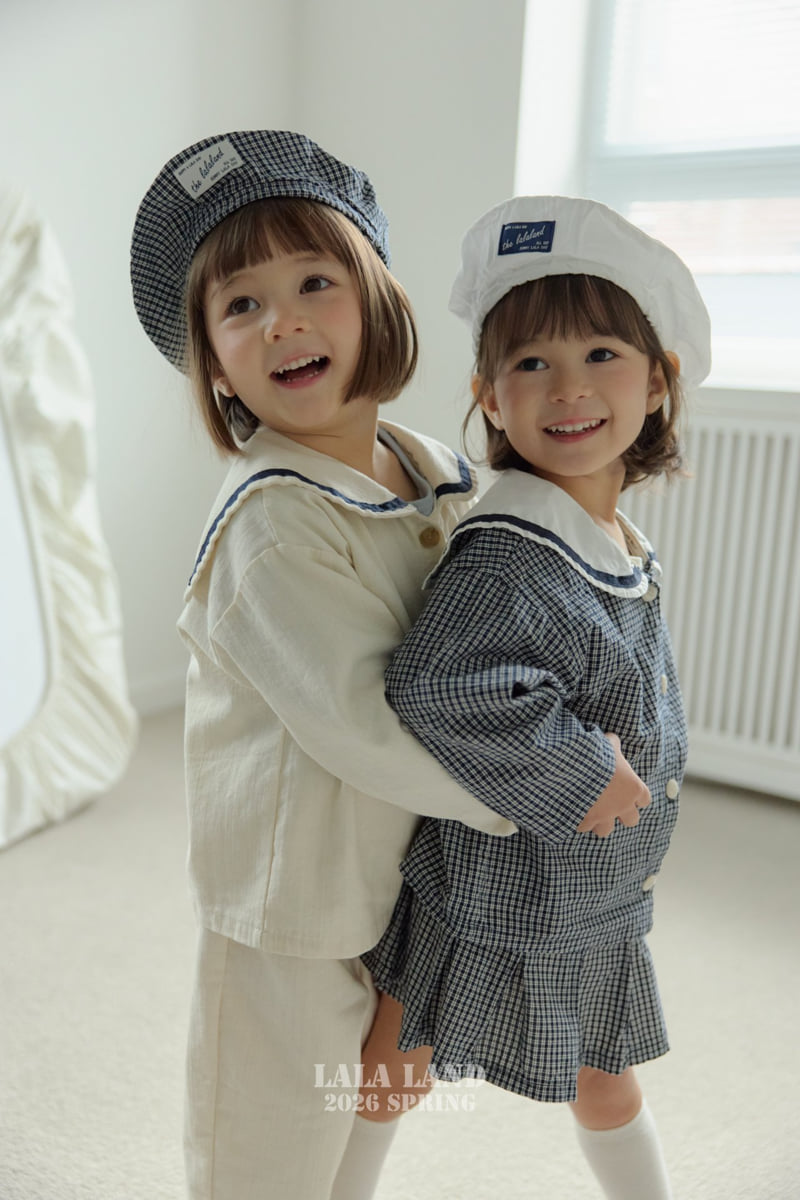 Lalaland - Korean Baby Fashion - #babywear - Sailor Collar Shirt - 3