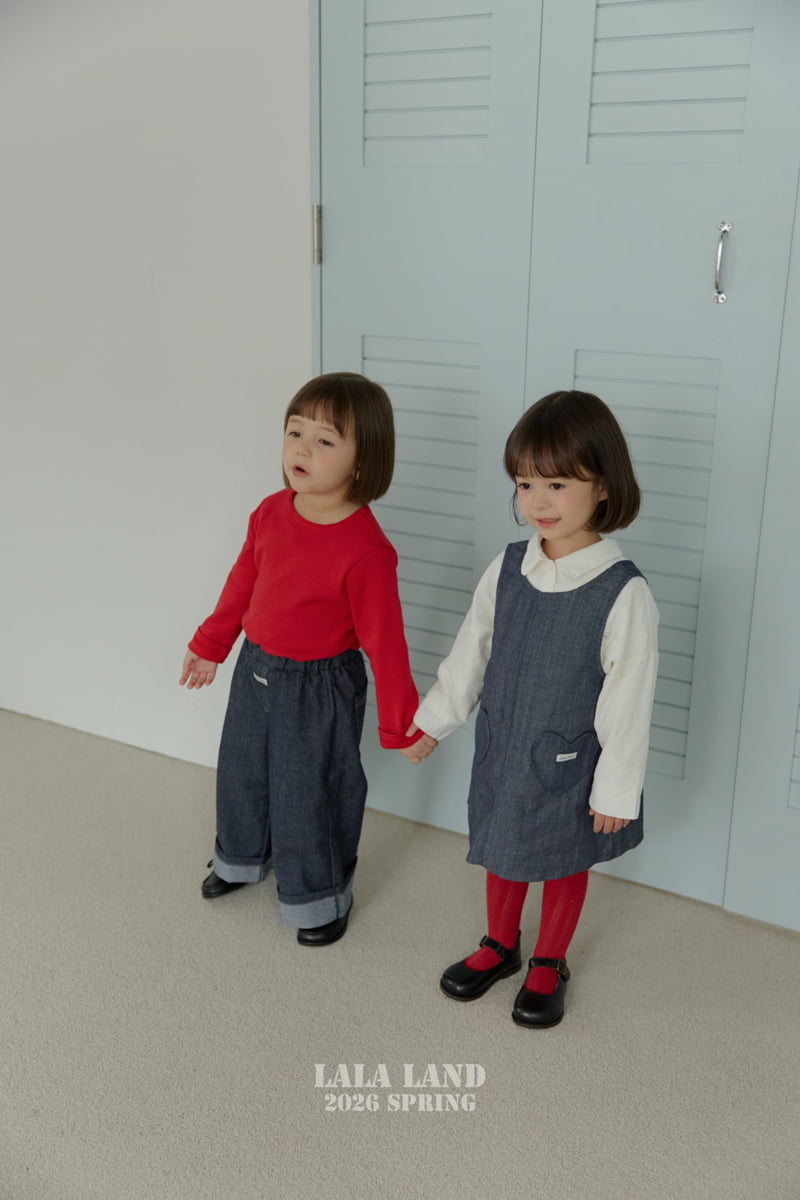 Lalaland - Korean Baby Fashion - #babywear - Love Pocket One-piece - 9