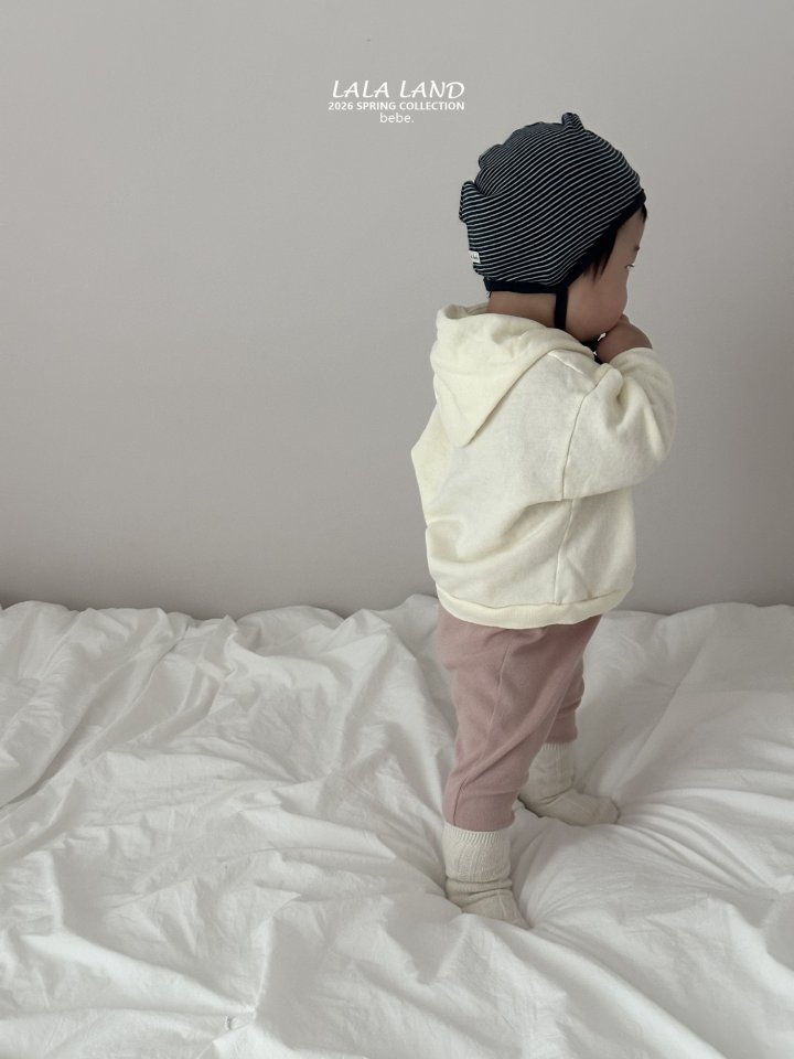 Lalaland - Korean Baby Fashion - #babywear - Bebe  Soft Hooded Sweatshirt - 9