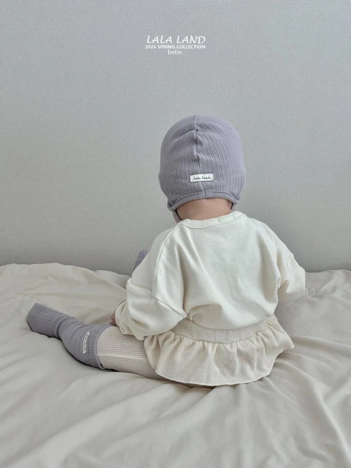 Lalaland - Korean Baby Fashion - #babywear - Bebe Fries Ribbed Tee - 3