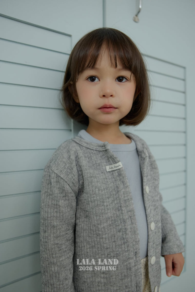 Lalaland - Korean Baby Fashion - #onlinebabyboutique - Classic Ribbed Cardigan - 5