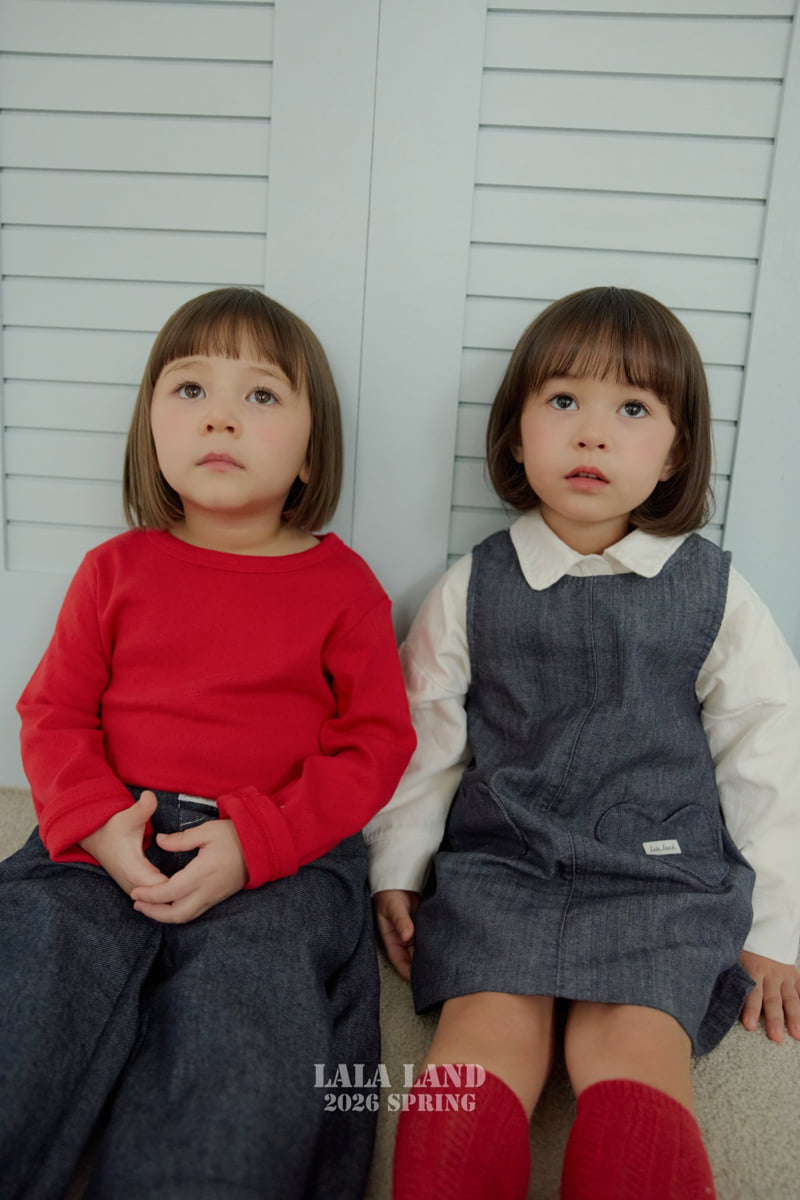 Lalaland - Korean Baby Fashion - #onlinebabyshop - Love Pocket One-piece - 11