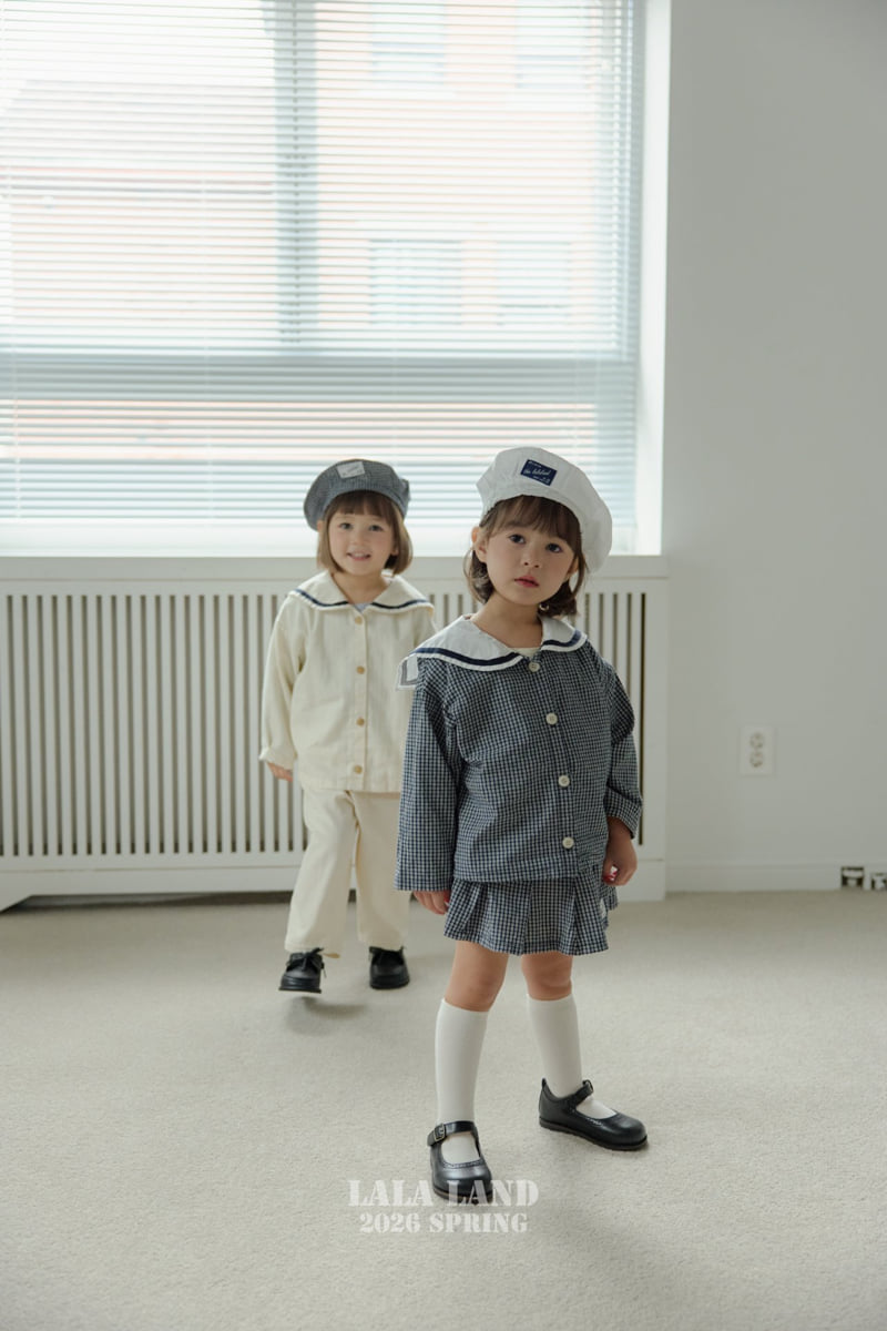 Lalaland - Korean Baby Fashion - #onlinebabyshop - Sailor Pleated Skirt - 3