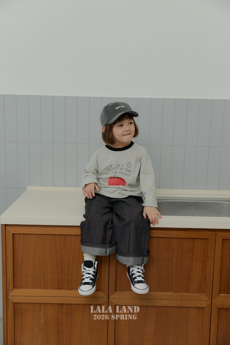 Lalaland - Korean Baby Fashion - #onlinebabyshop - Roll-Up Stitch Denim Pants - 7