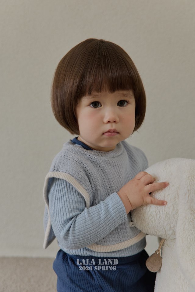 Lalaland - Korean Baby Fashion - #onlinebabyshop - Bebe Eyelet Big Bib - 7