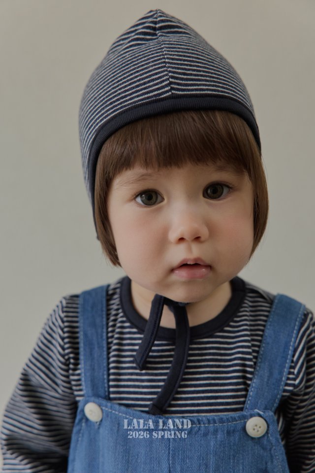 Lalaland - Korean Baby Fashion - #onlinebabyshop - Bebe Blanc Bonnet - 6