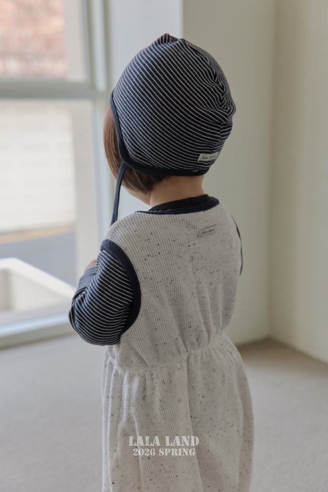 Lalaland - Korean Baby Fashion - #onlinebabyshop - Bebe Waffle Suit - 6