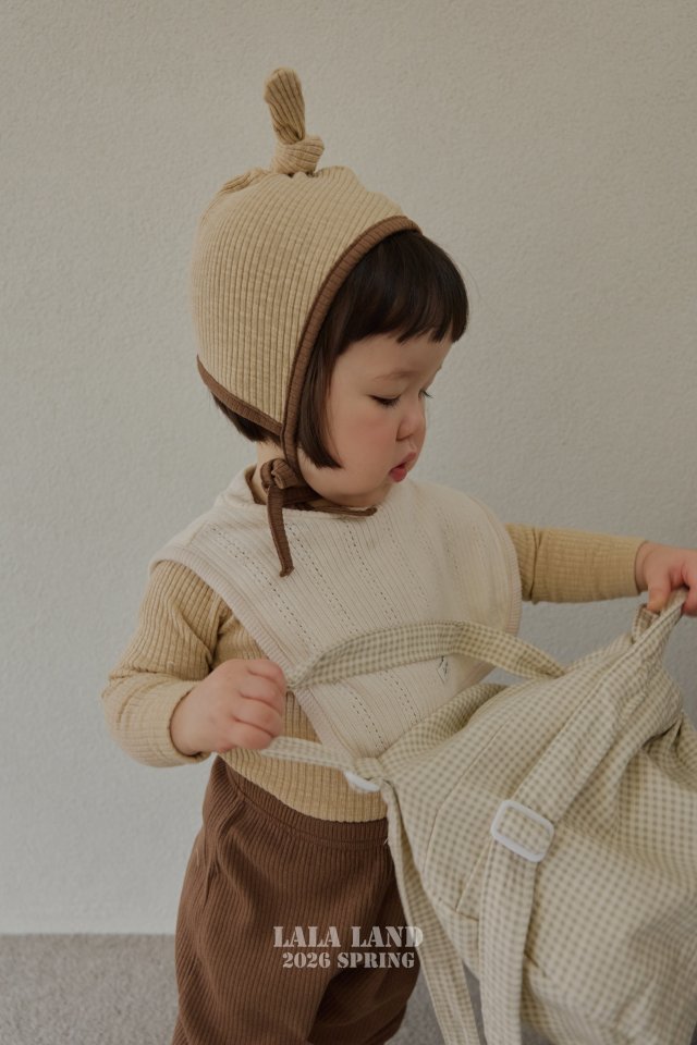 Lalaland - Korean Baby Fashion - #onlinebabyshop - Bebe Modal Button Beanie - 3