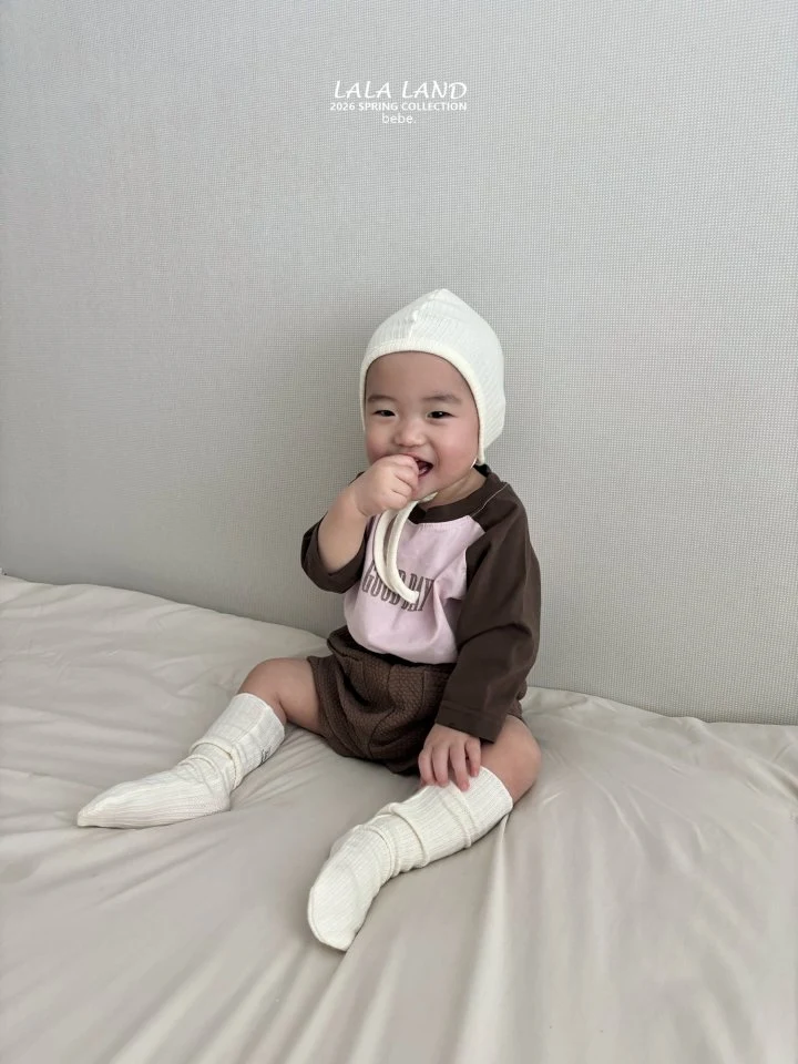 Lalaland - Korean Baby Fashion - #onlinebabyshop - Bebe Good Day Raglan Tee - 8