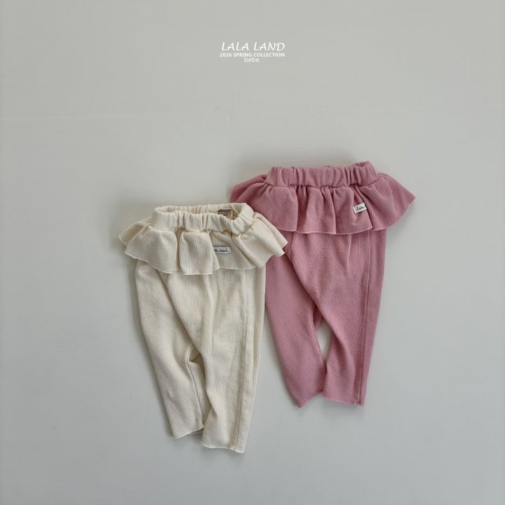 Lalaland - Korean Baby Fashion - #onlinebabyshop - Bebe Frill Leggings