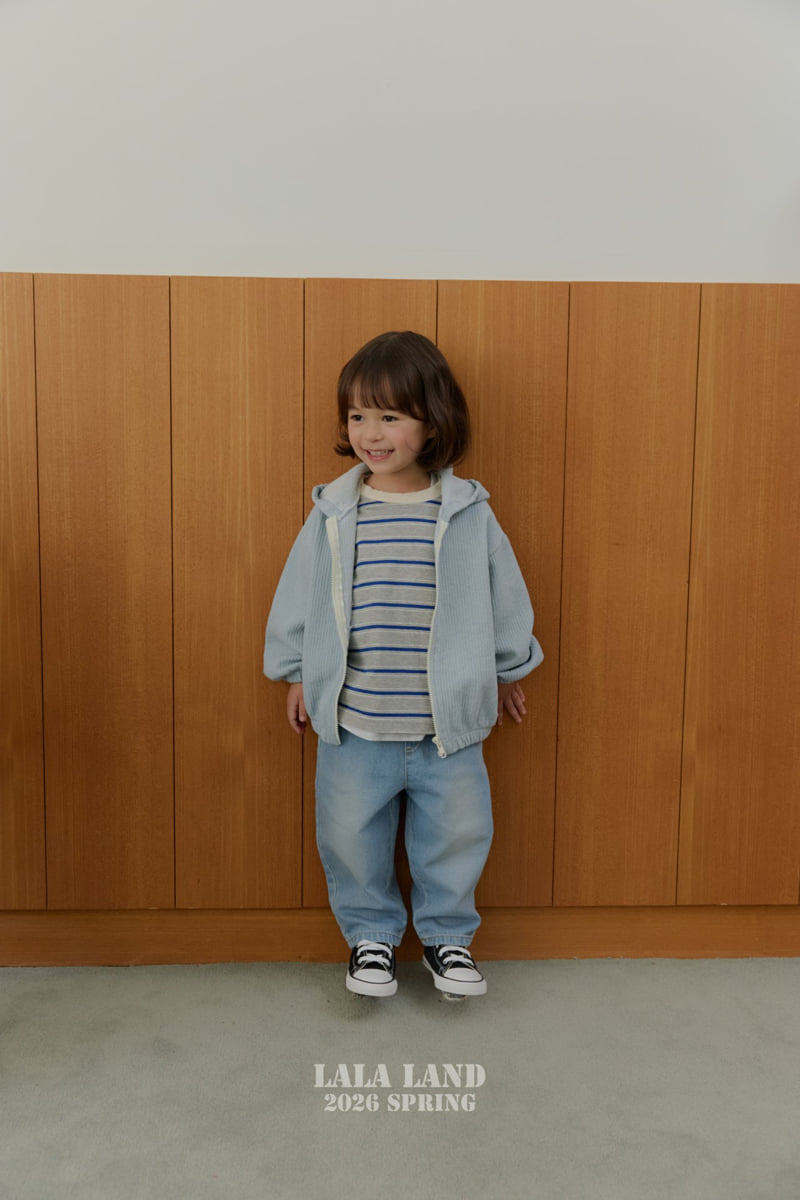 Lalaland - Korean Baby Fashion - #smilingbaby - Lala Washed Denim Pants - 7