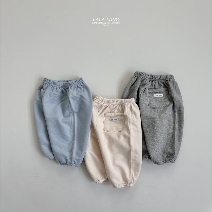 Lalaland - Korean Baby Fashion - #smilingbaby - Bebe Stitch Jogger Pants