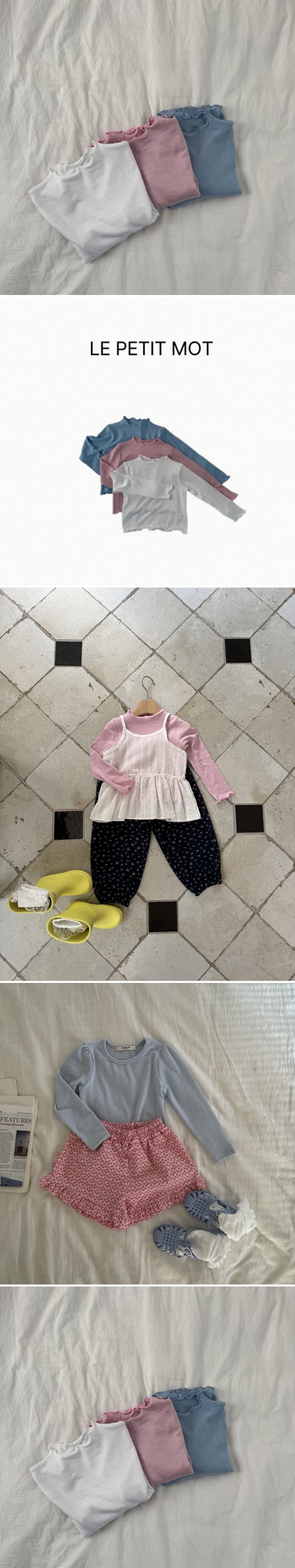 Le petitmot - Korean Children Fashion - #Kfashion4kids - Soft Wave Tee - 2