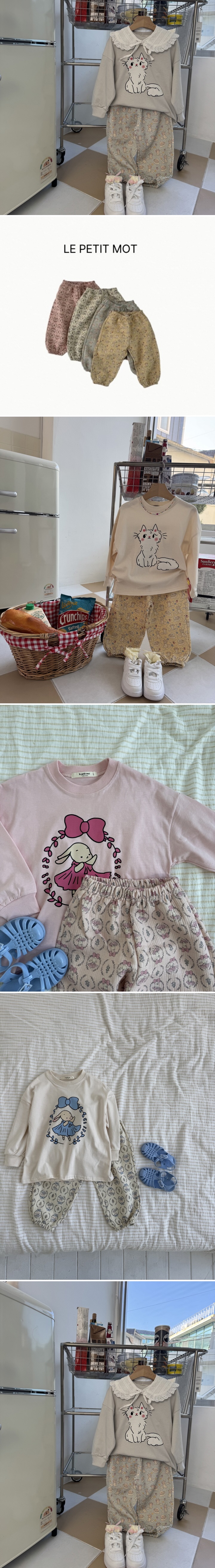 Le petitmot - Korean Children Fashion - #childofig - Double Print Pants - 2