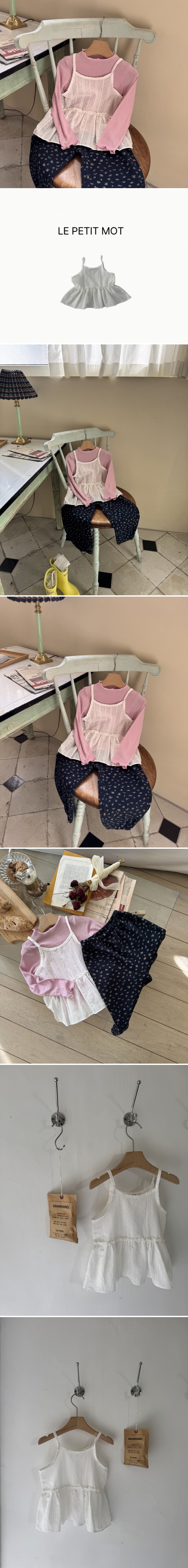 Le petitmot - Korean Children Fashion - #kidsshorts - Popcorn Bustier - 2