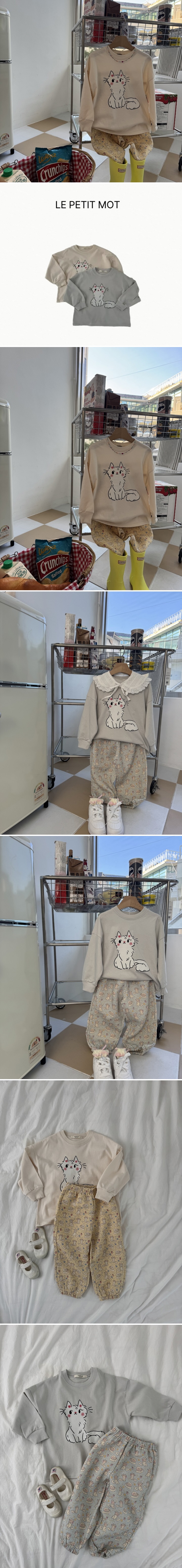Le petitmot - Korean Children Fashion - #toddlerclothing - Cat Tee - 2