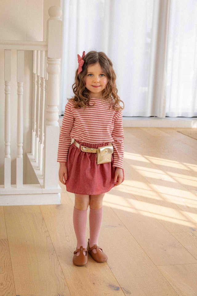 Lenua - Korean Children Fashion - #childofig - Ever Denim Skirt - 2