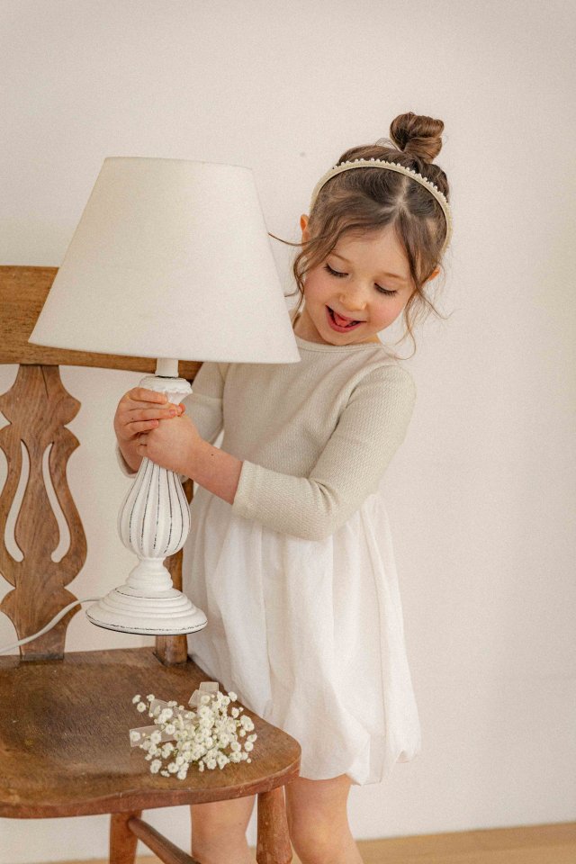 Lenua - Korean Children Fashion - #childofig - Pearl Ribbon Hair Band - 2
