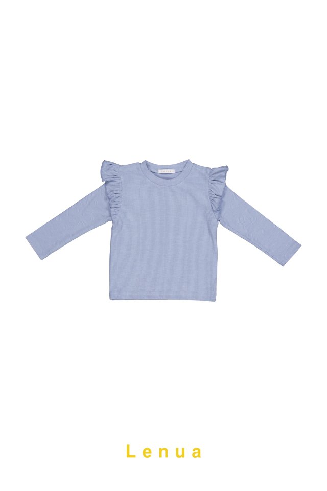 Lenua - Korean Children Fashion - #designkidswear - Orb Wing Ribbed Tee - 11