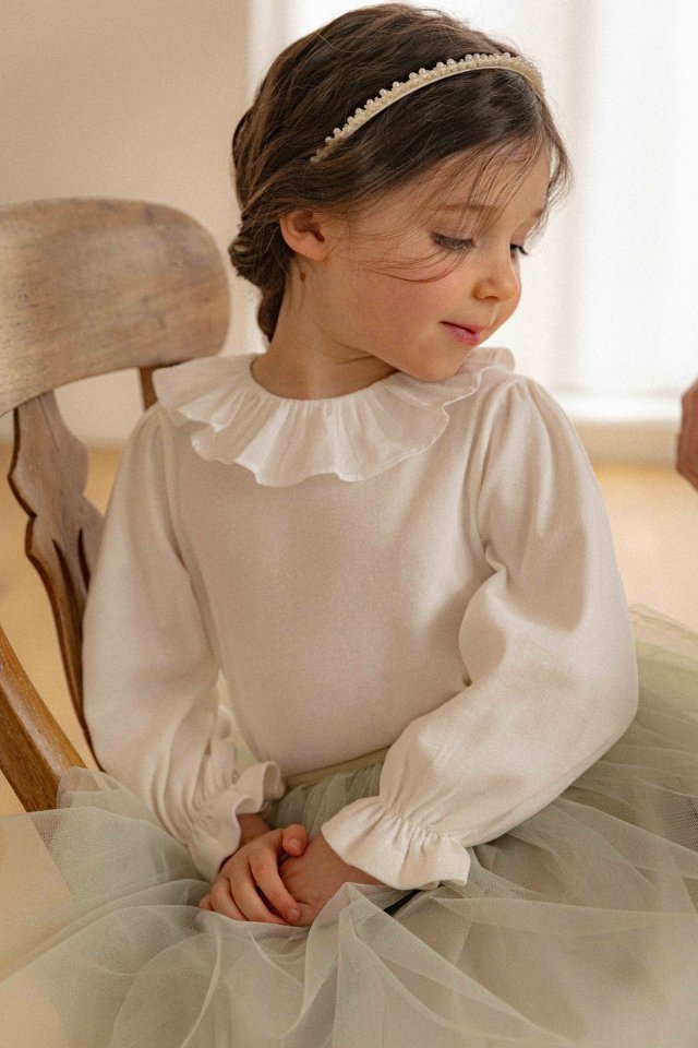 Lenua - Korean Children Fashion - #discoveringself - Pearl Ribbon Hair Band - 6