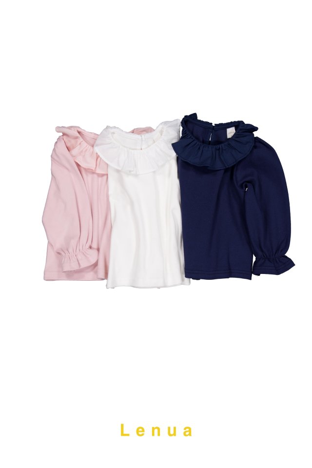 Lenua - Korean Children Fashion - #kidsshorts - Luna Frill Tee - 12