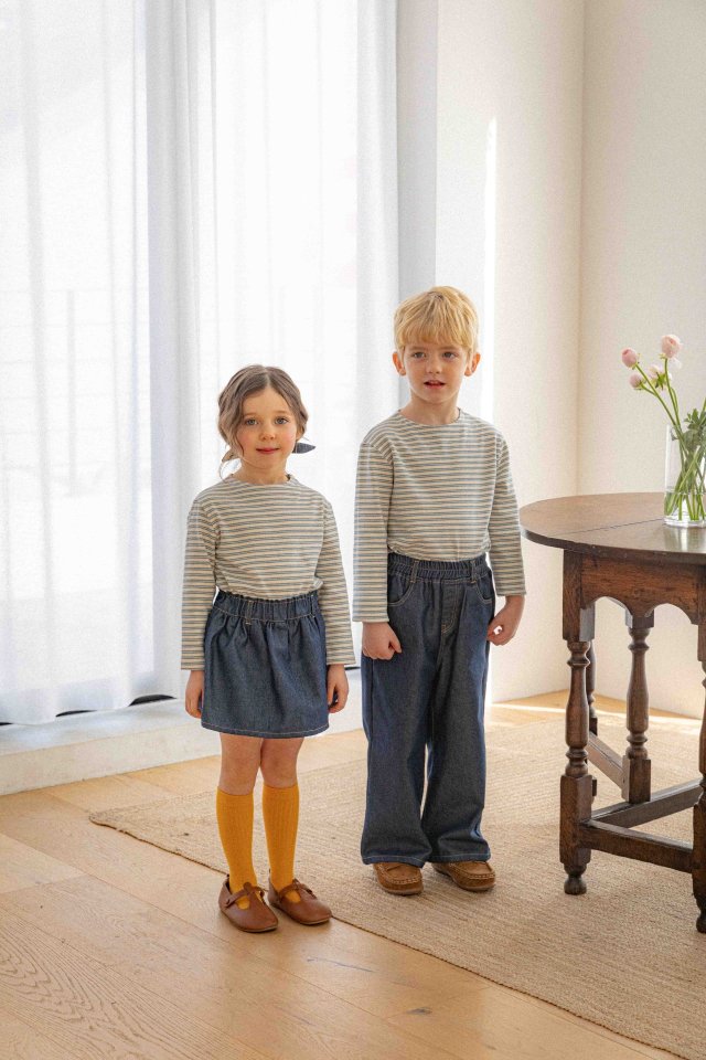 Lenua - Korean Children Fashion - #kidsshorts - Ever Denim Pants - 8