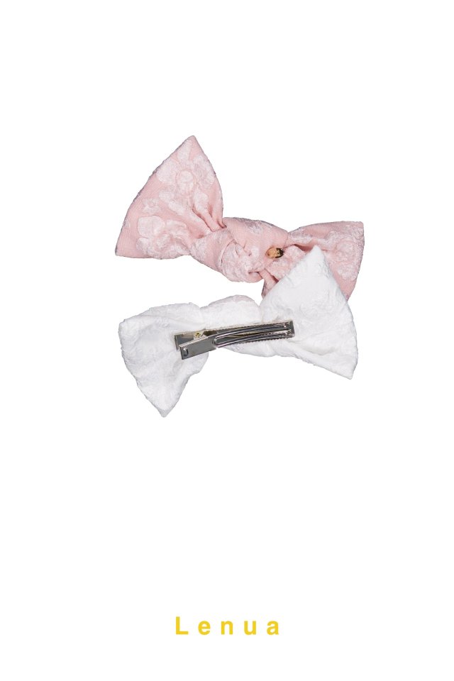 Lenua - Korean Children Fashion - #kidsshorts - Laura Ribbon Hair Pin - 11
