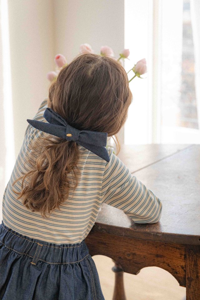 Lenua - Korean Children Fashion - #fashionkids - Ever Ribbon Hair Pin - 4