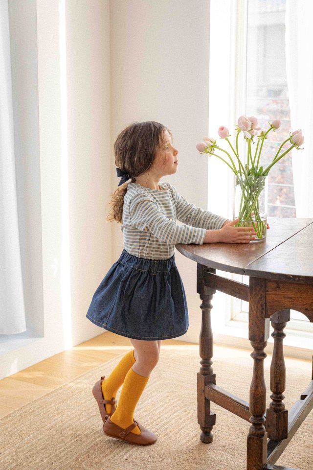Lenua - Korean Children Fashion - #kidsstore - Ever Denim Skirt - 8